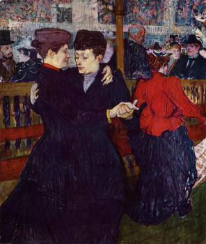 亨利 德 土魯斯 羅特列尅 At the Moulin Rouge, the Two Waltzers 亨利 德 土魯斯 羅特列尅 At the Moulin Rouge, the Two Waltzers